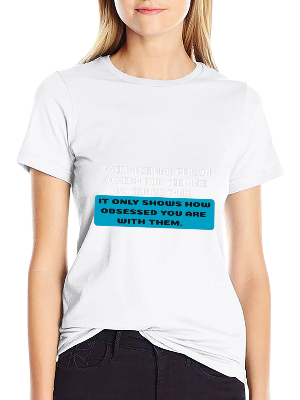 Obsessed Statement T-Shirt - Bold Text Design
