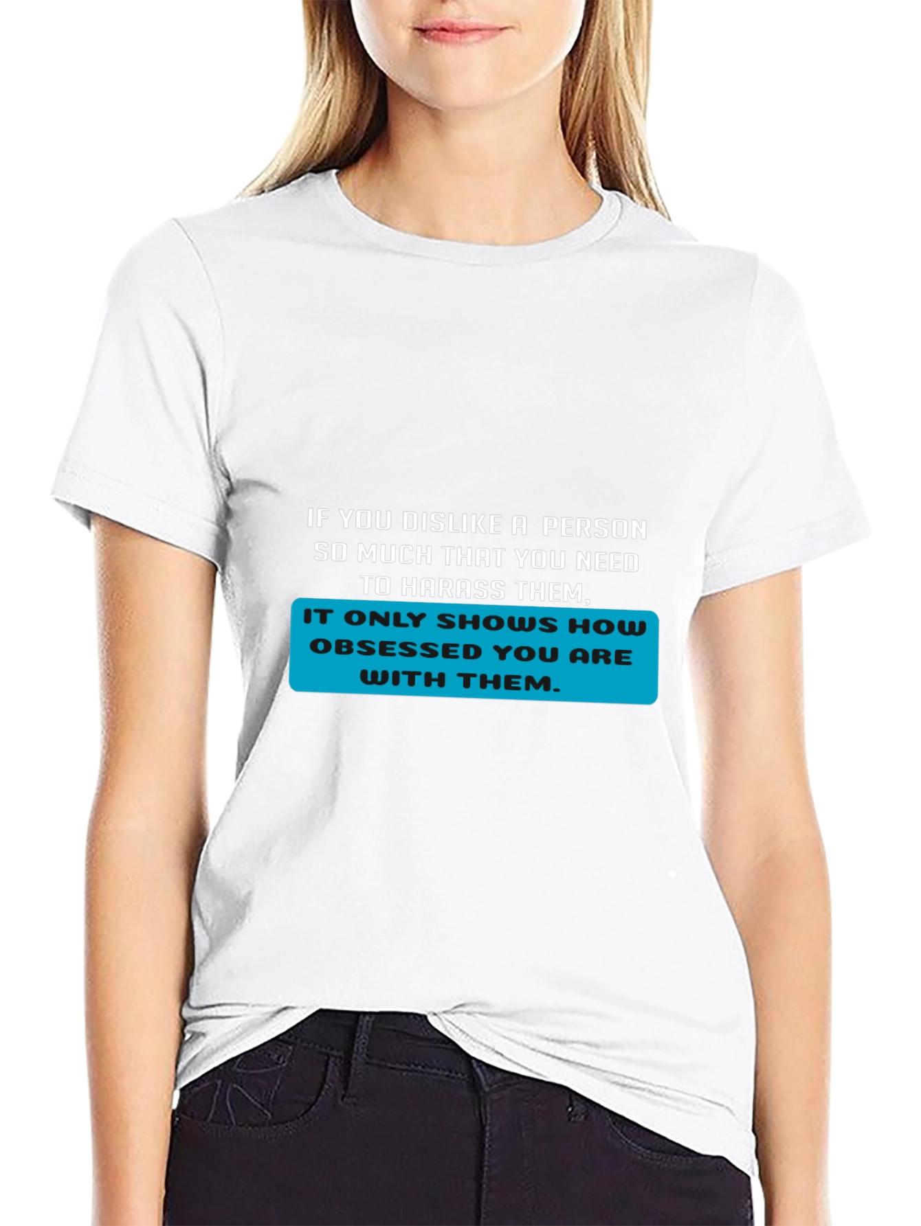 Obsessed Statement T-Shirt - Bold Text Design