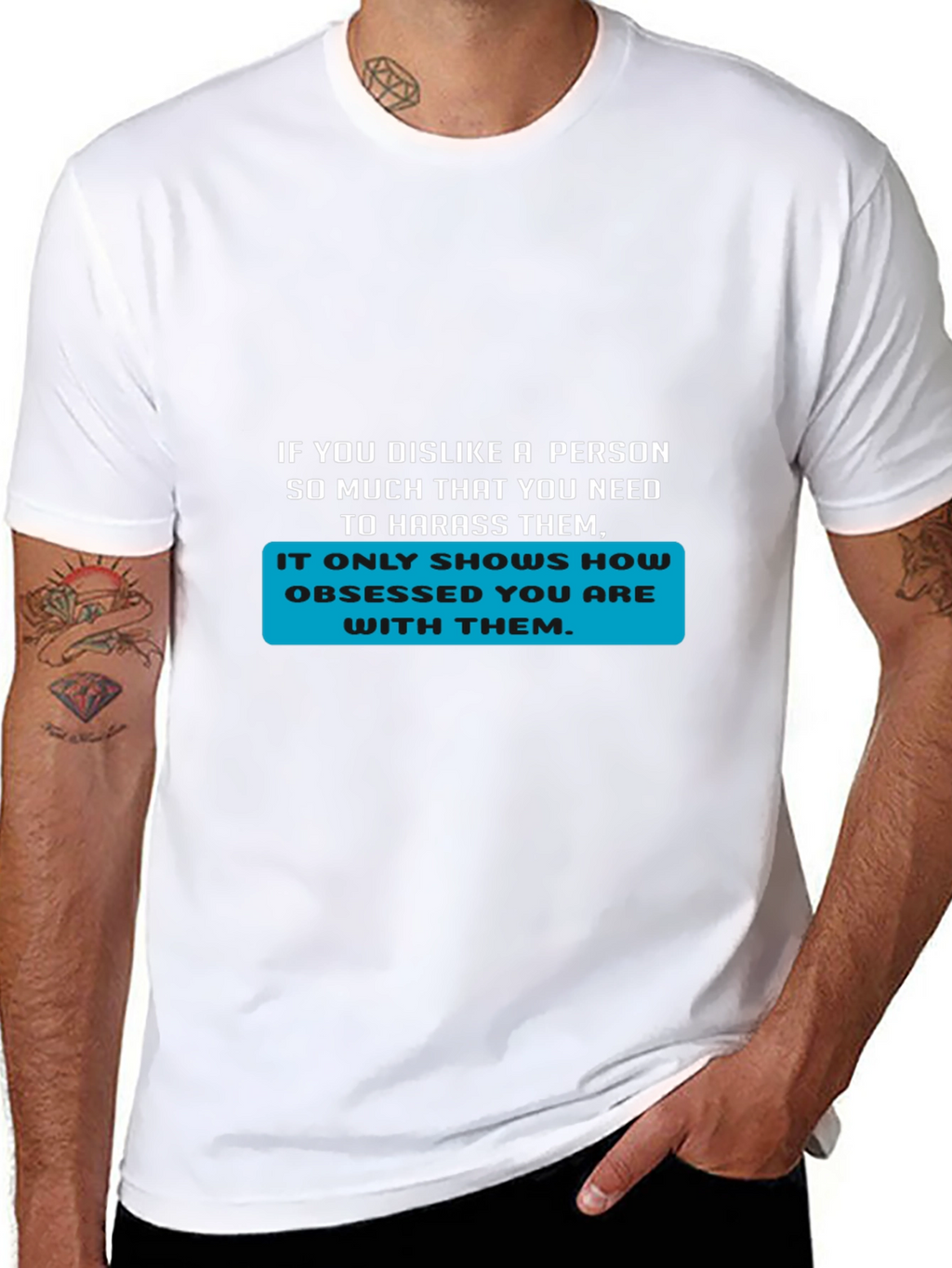 Obsessed Statement T-Shirt - Bold Text Design