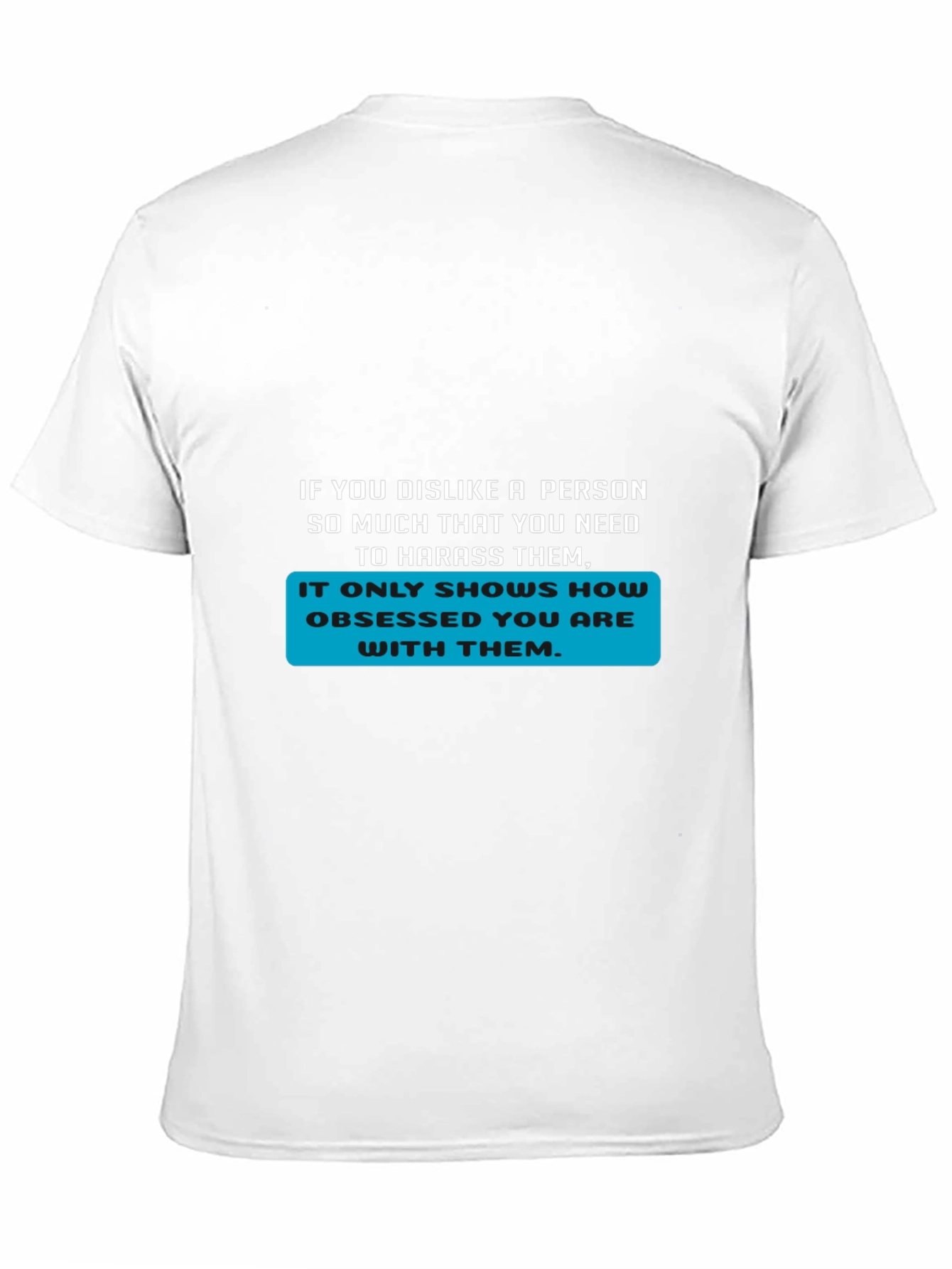 Obsessed Statement T-Shirt - Bold Text Design