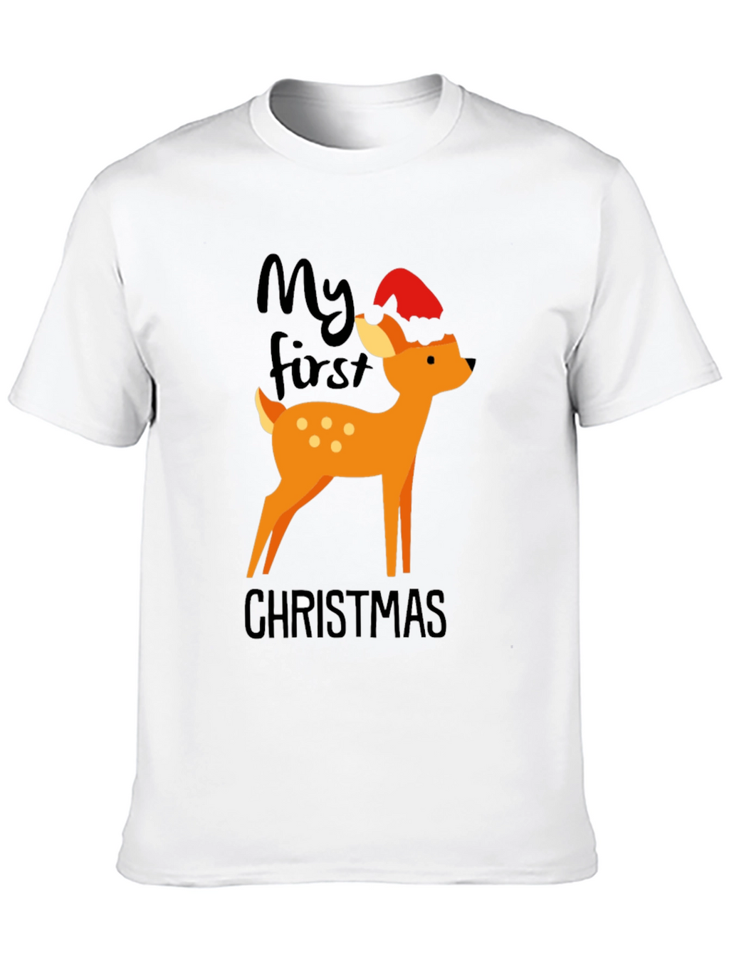 My First Christmas Deer Graphic Tee