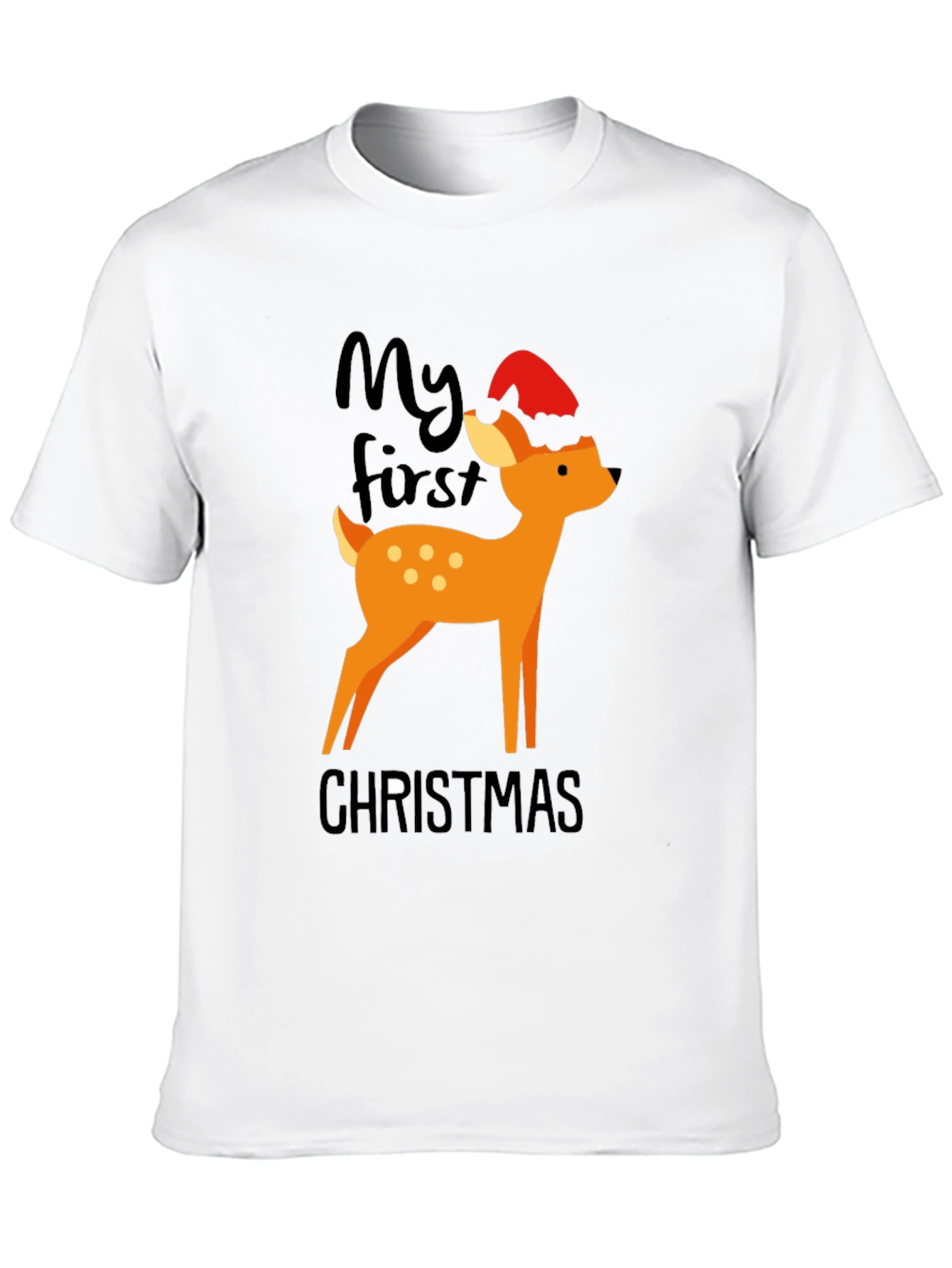 My First Christmas Deer Graphic Tee