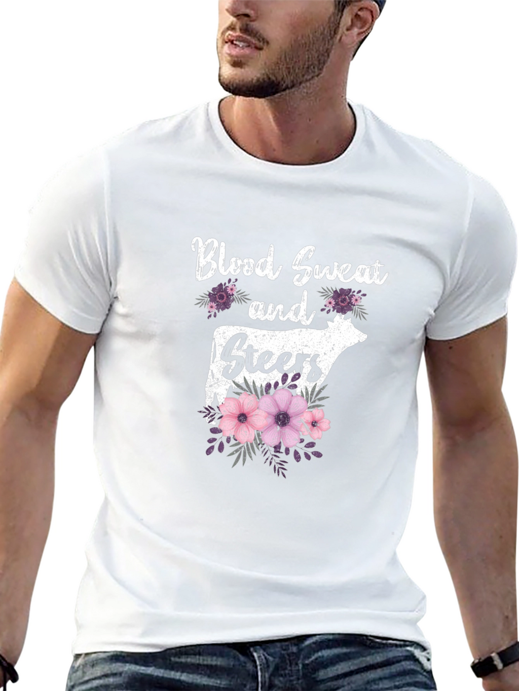 Blood Sweat Steers Graphic T-Shirt