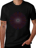 Optical Illusion Graphic Tee - Unique Design