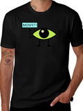 MOSFET! Eye Character Black T-Shirt
