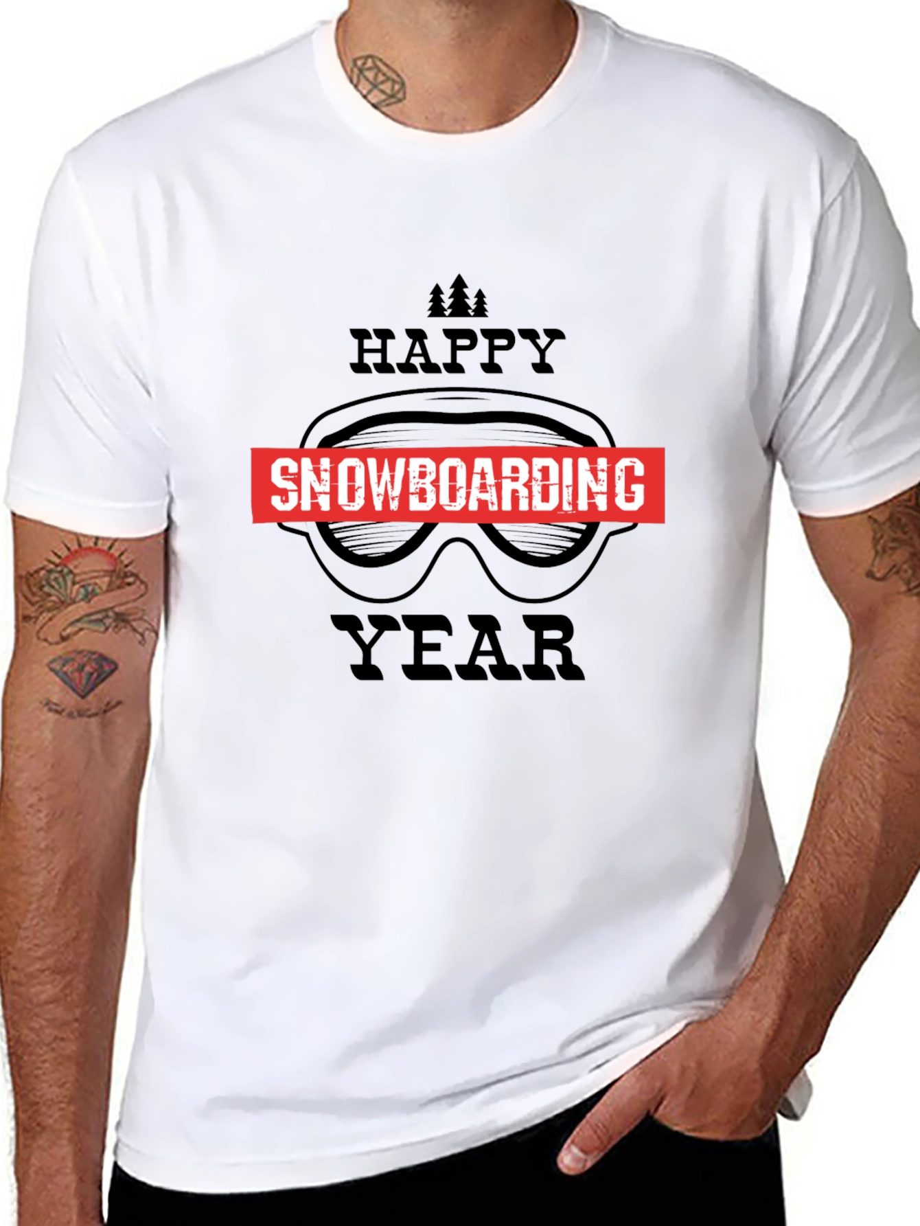 Happy Snowboarding Year T-Shirt