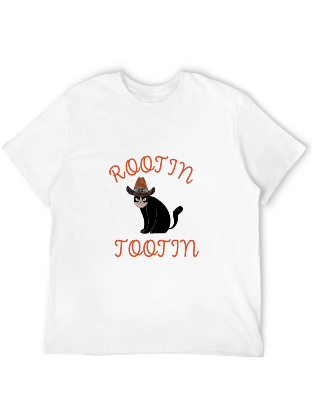 Rootin Tootin Cat T-Shirt - Cowboy Humor