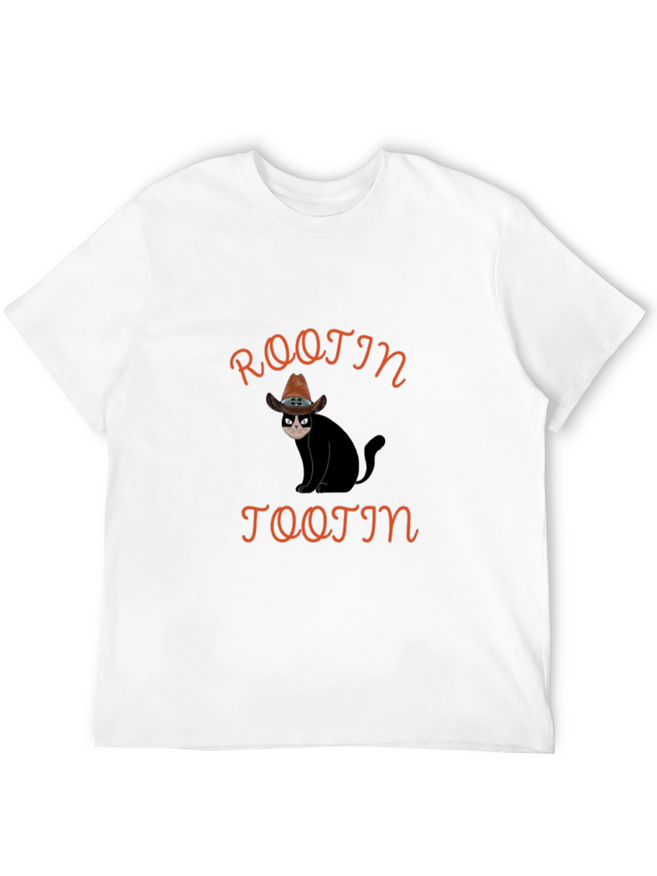 Rootin Tootin Cat T-Shirt - Cowboy Humor