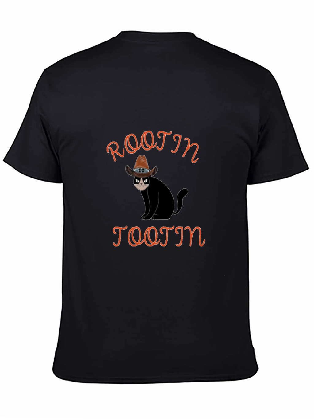 Rootin Tootin Cat T-Shirt - Cowboy Humor