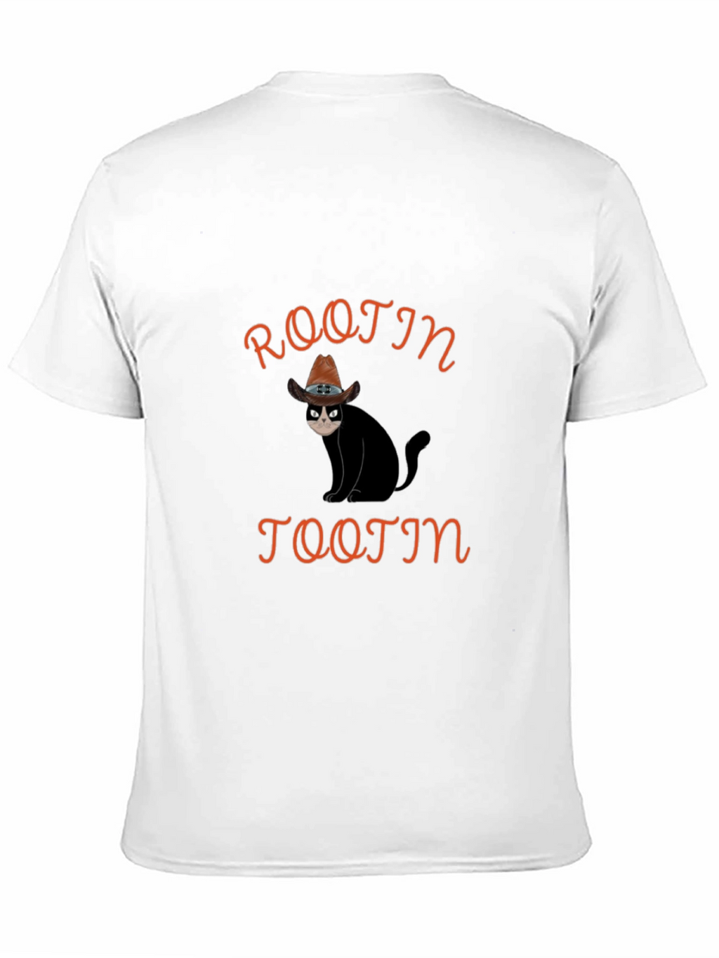 Rootin Tootin Cat T-Shirt - Cowboy Humor