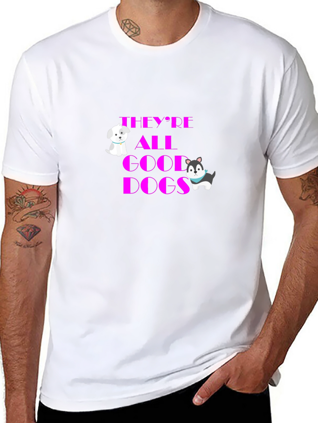 Theyre All Good Dogs Graphic T-Shirt