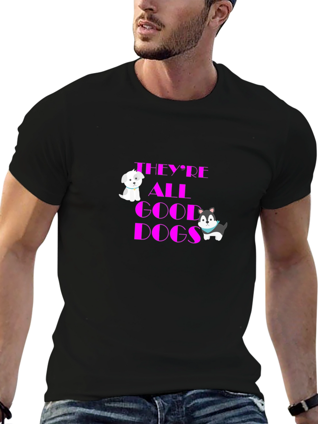 Theyre All Good Dogs Graphic T-Shirt
