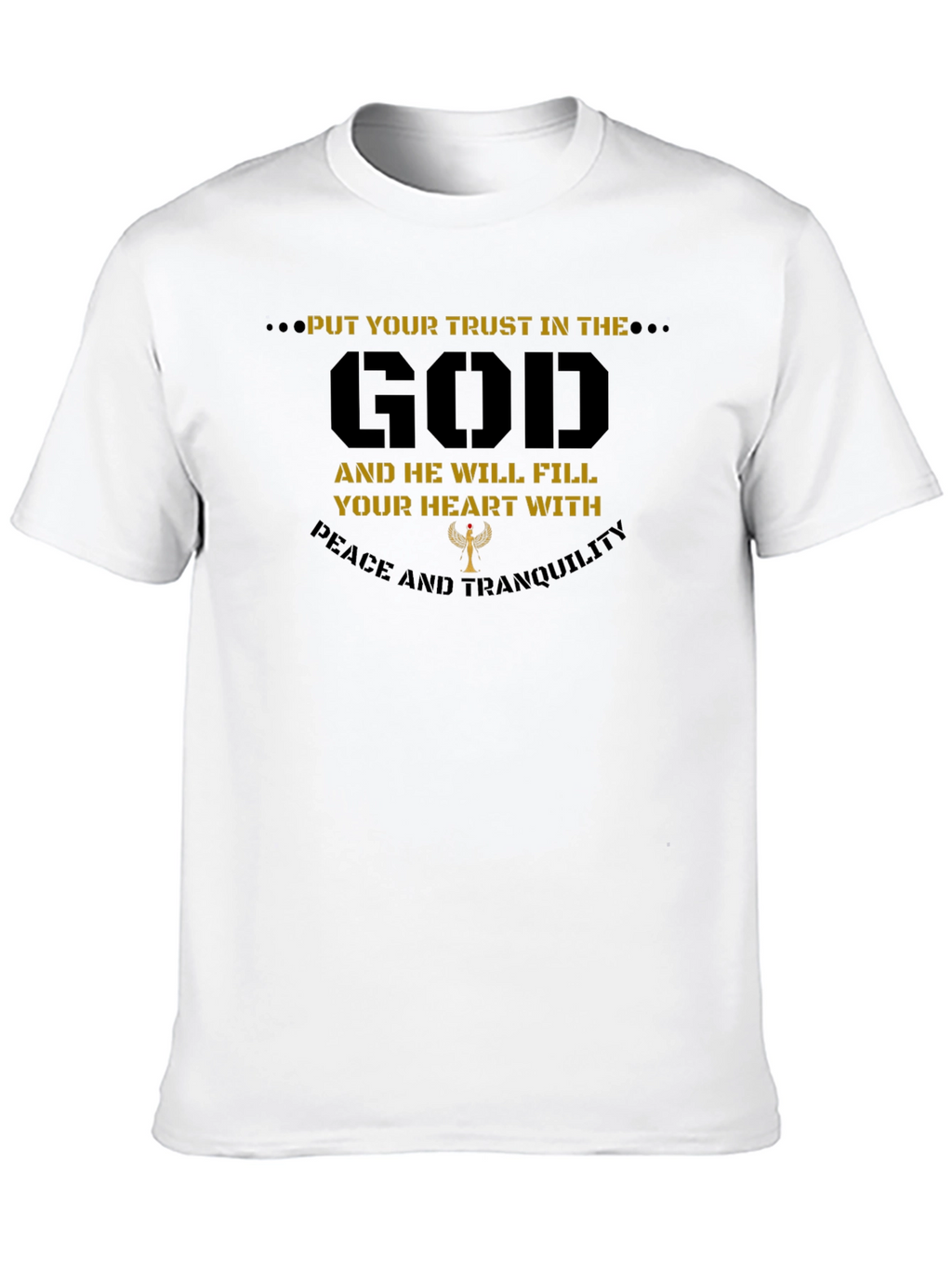 Trust in God Graphic T-Shirt - Religious Apparel