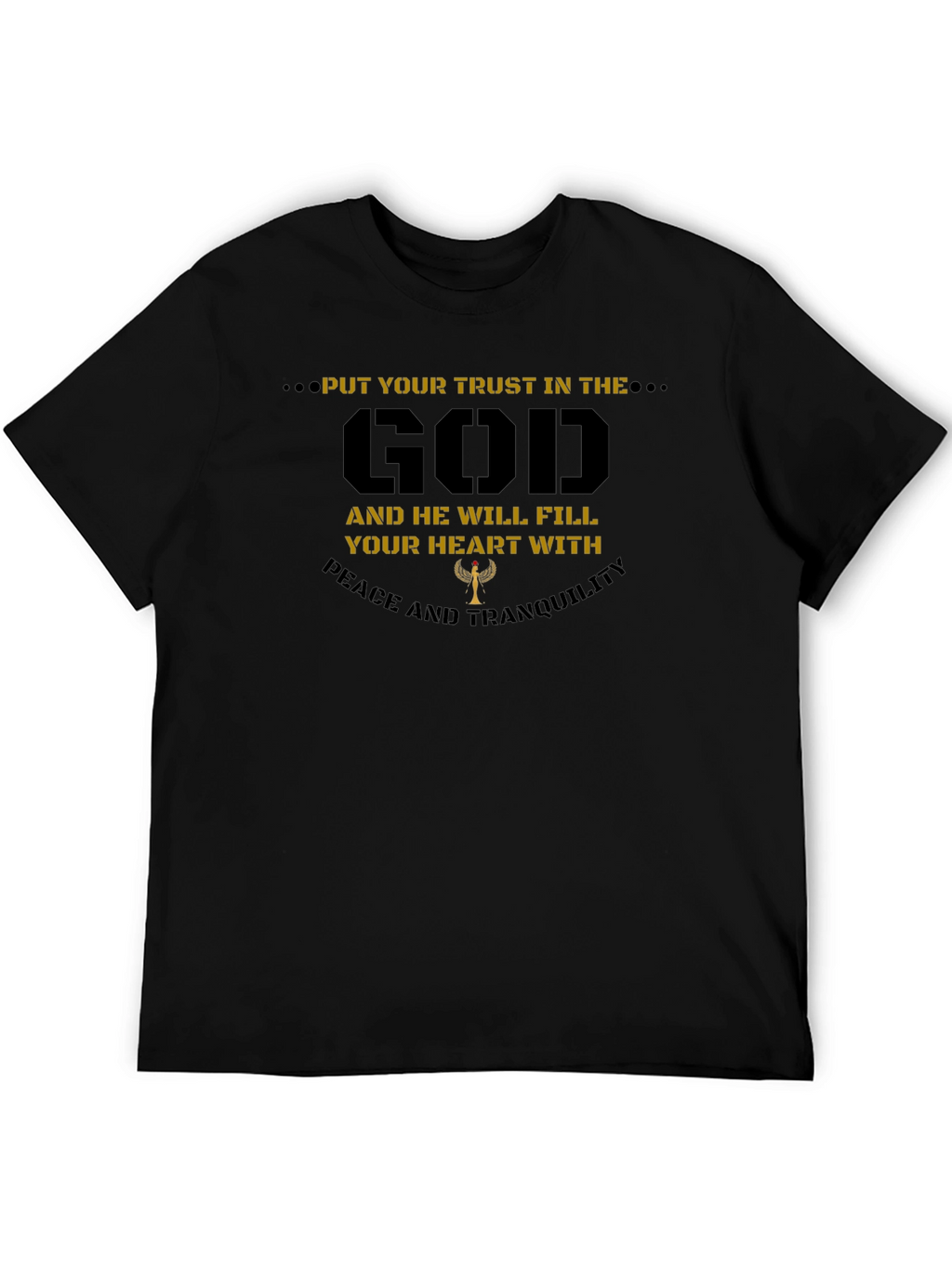 Trust in God Graphic T-Shirt - Religious Apparel