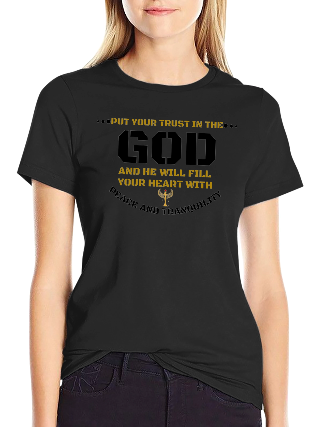 Trust in God Graphic T-Shirt - Religious Apparel