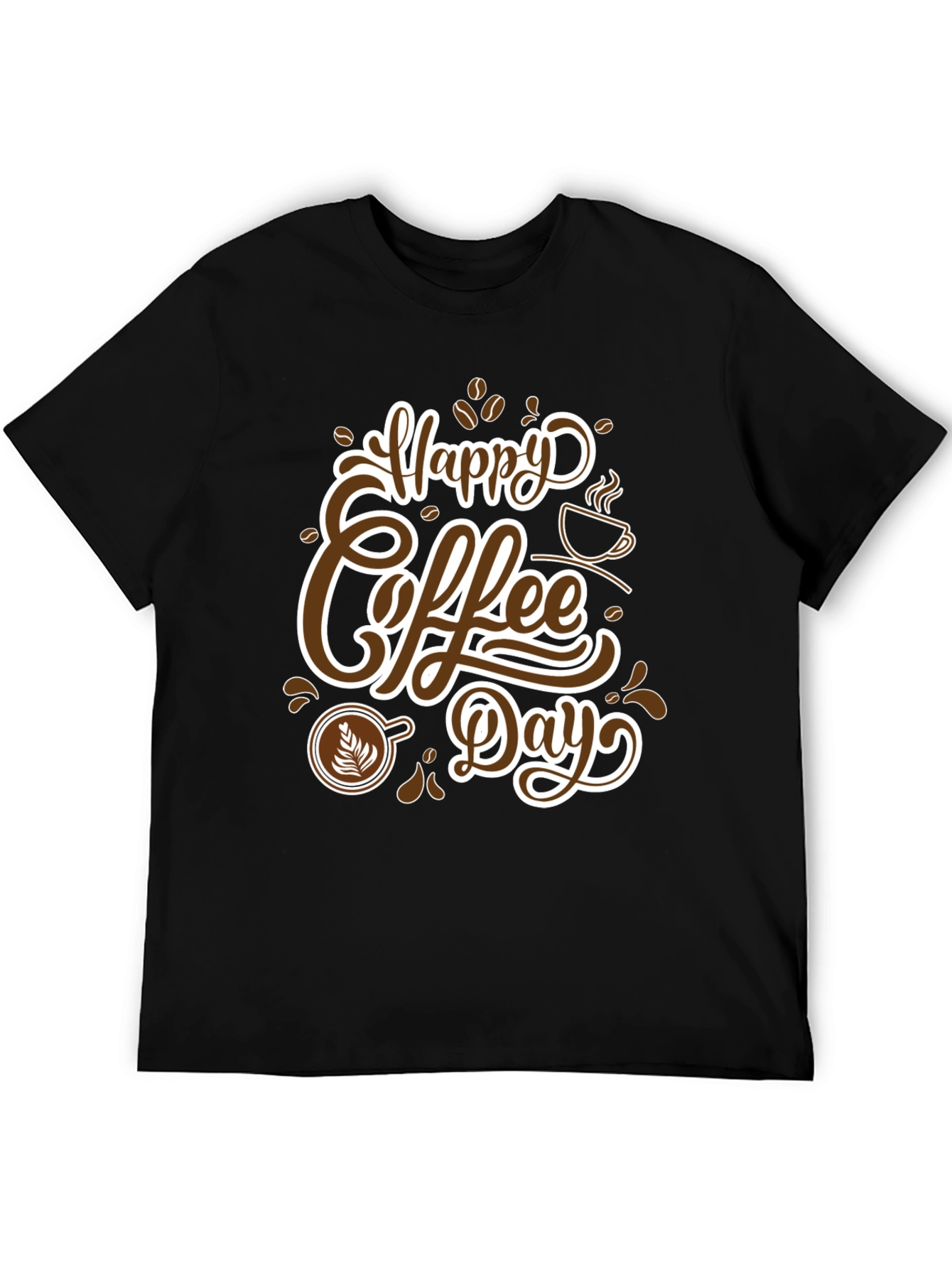 Happy Coffee Day T-Shirt - Stylish Graphic Tee