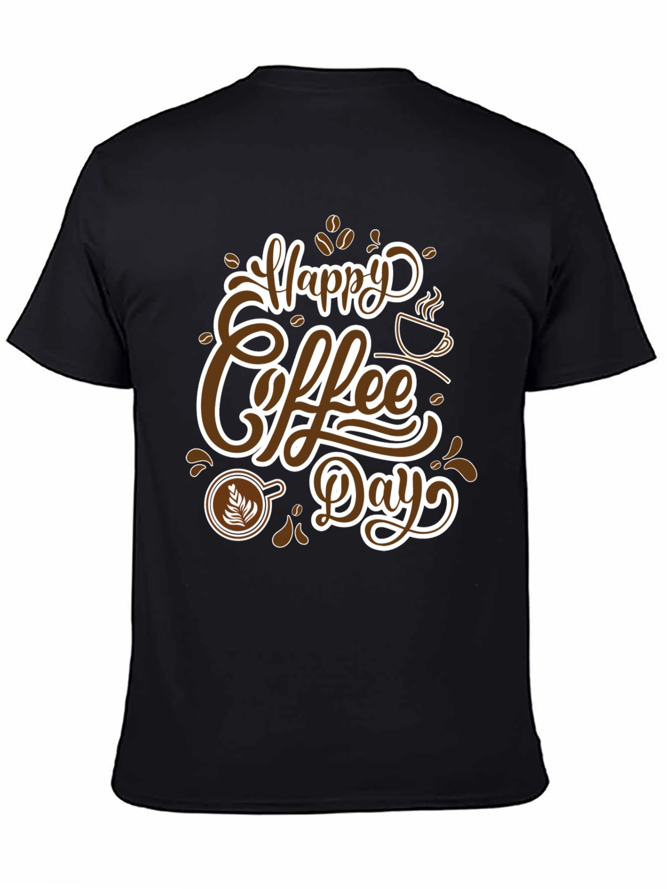 Happy Coffee Day T-Shirt - Stylish Graphic Tee
