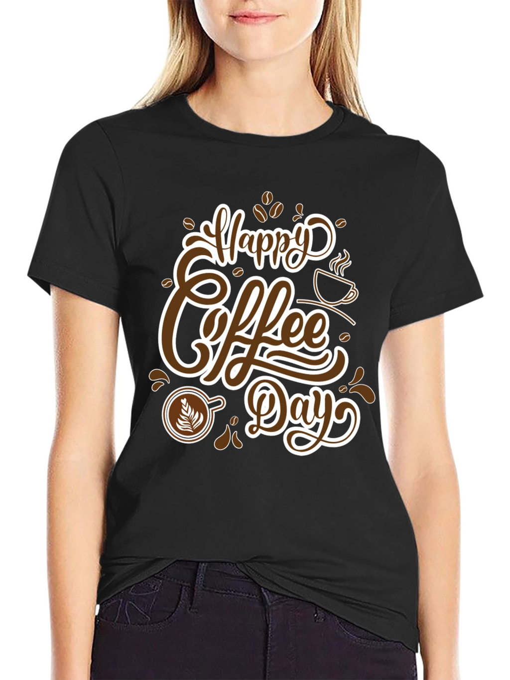 Happy Coffee Day T-Shirt - Stylish Graphic Tee