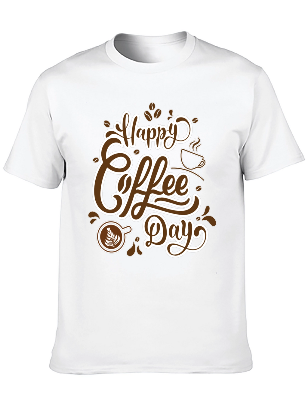 Happy Coffee Day T-Shirt - Stylish Graphic Tee