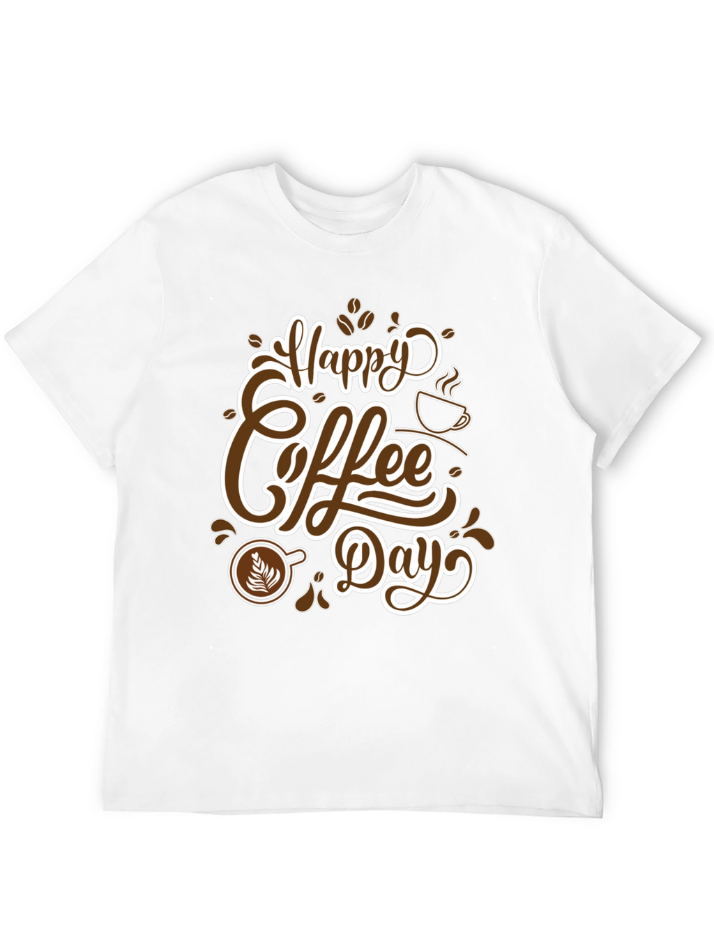 Happy Coffee Day T-Shirt - Stylish Graphic Tee