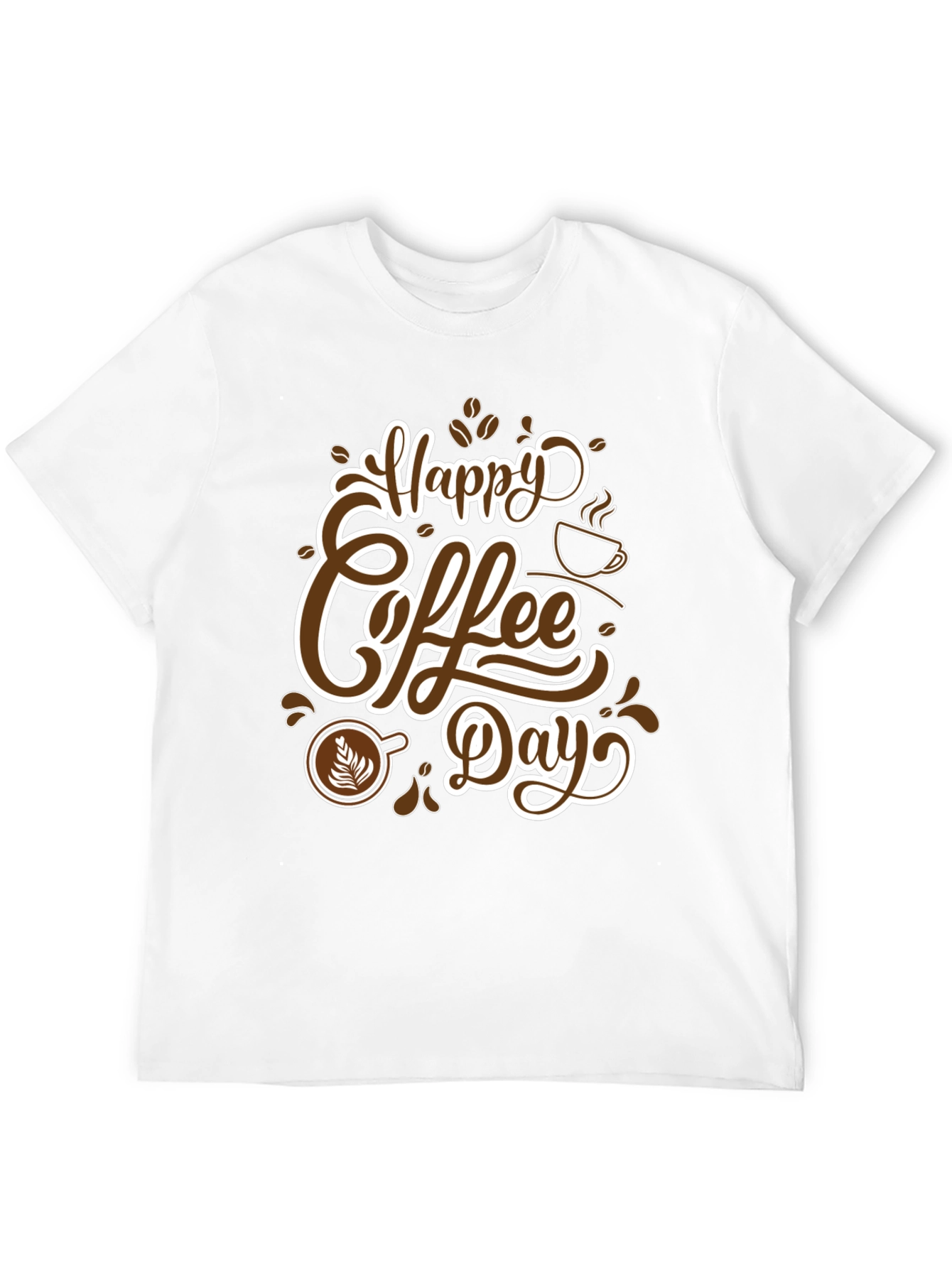 Happy Coffee Day T-Shirt - Stylish Graphic Tee