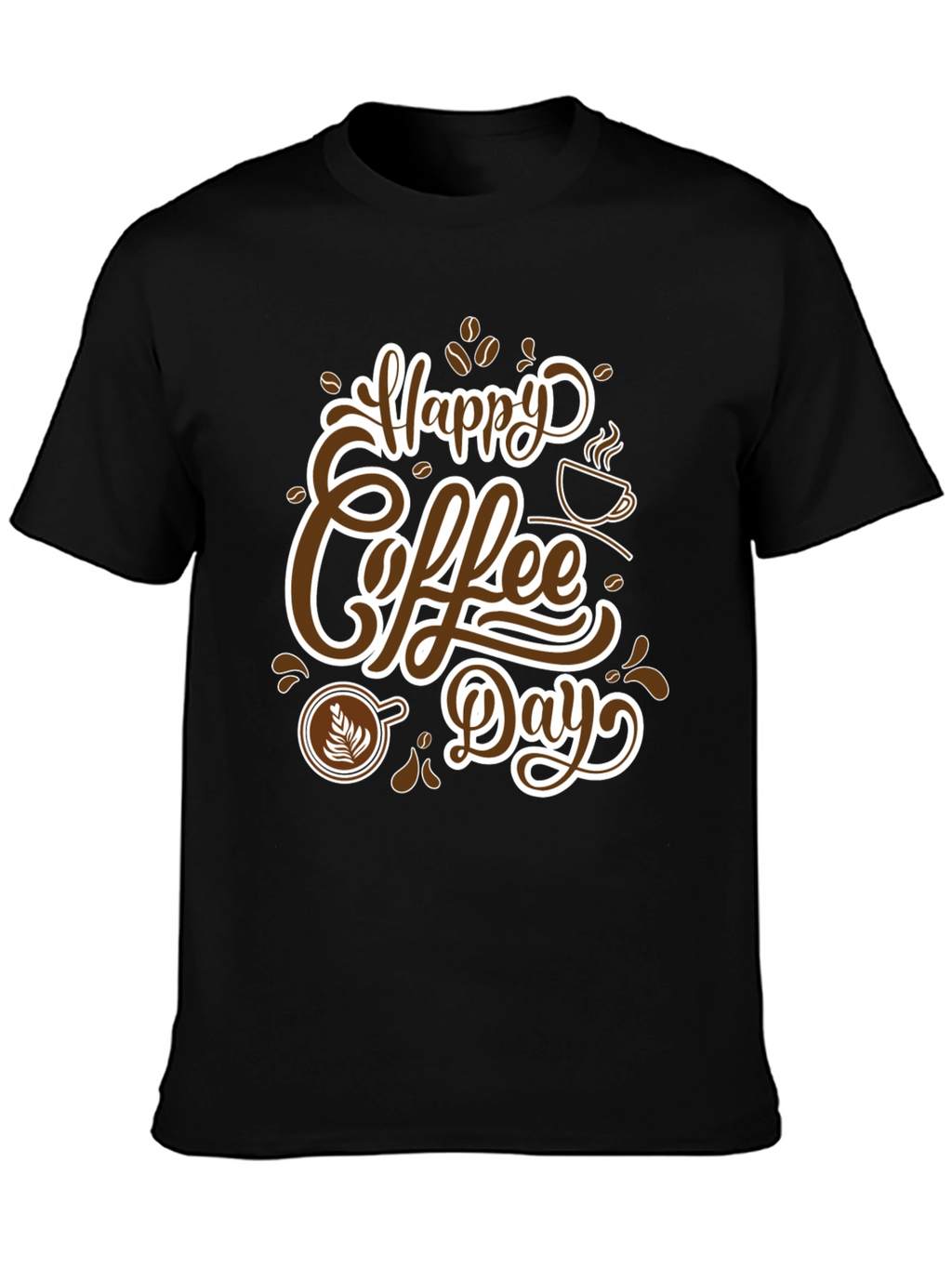 Happy Coffee Day T-Shirt - Stylish Graphic Tee