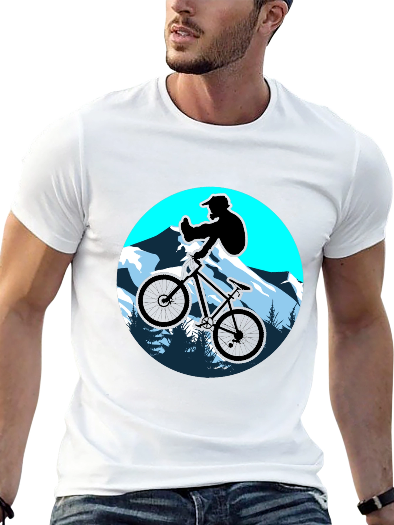 Mountain Bike Silhouette T-Shirt