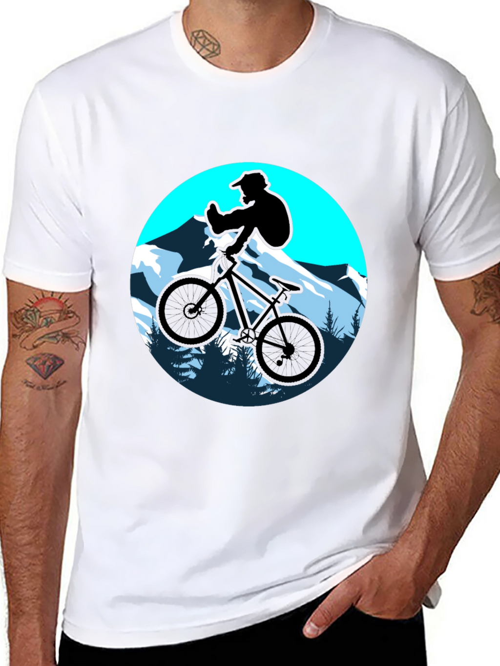 Mountain Bike Silhouette T-Shirt