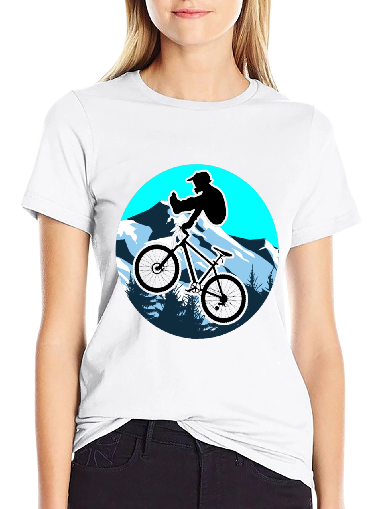 Mountain Bike Silhouette T-Shirt