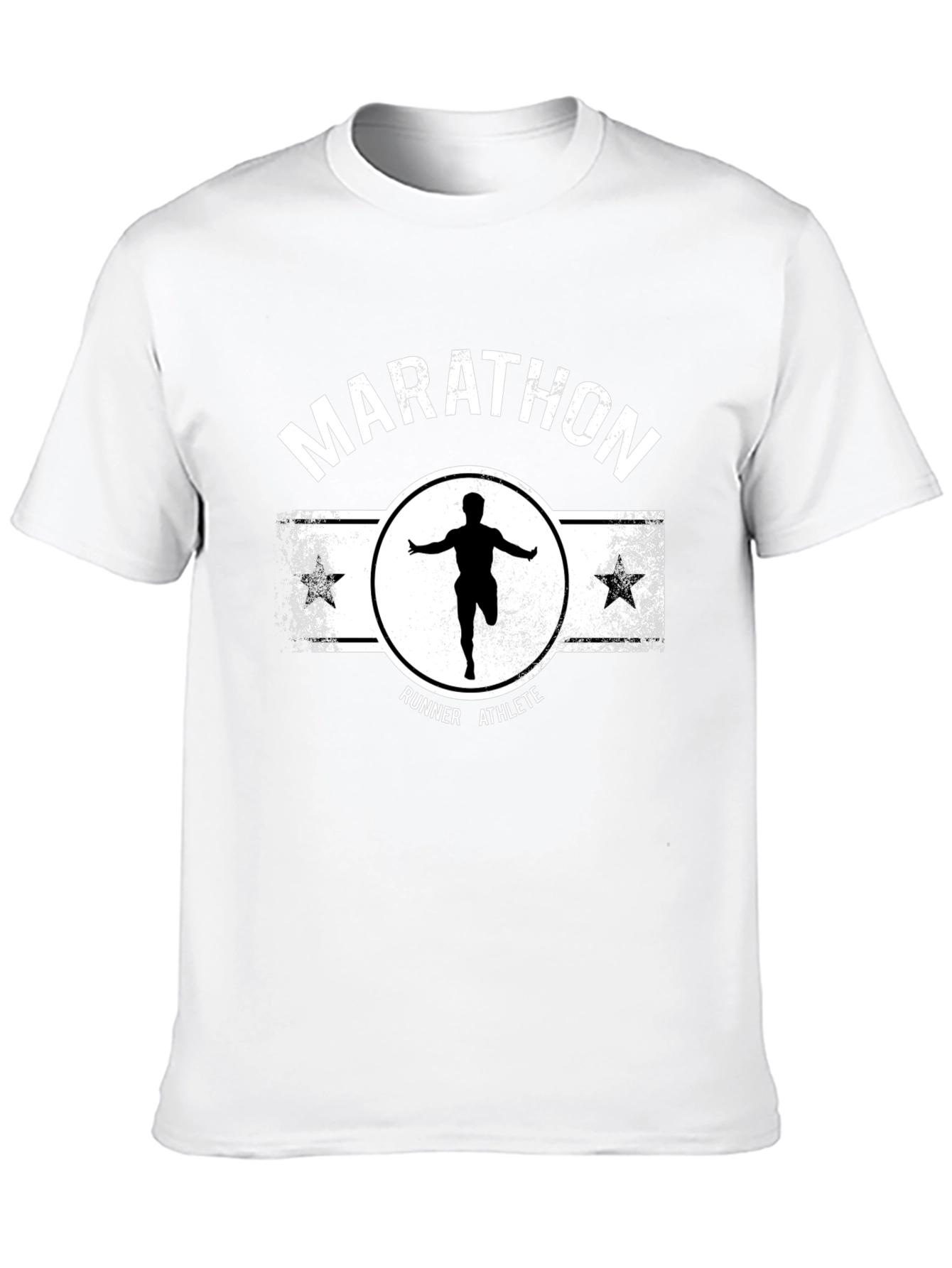 Marathon Runner Athlete Graphic T-Shirt