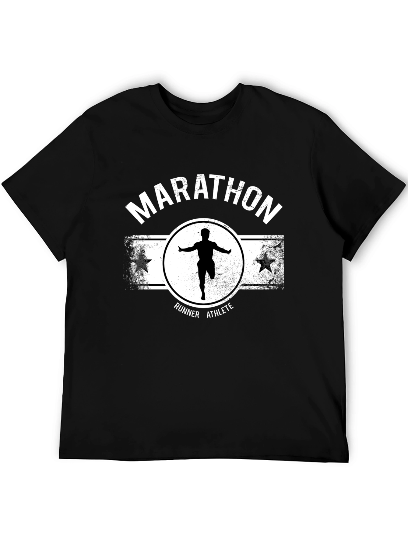 Marathon Runner Athlete Graphic T-Shirt