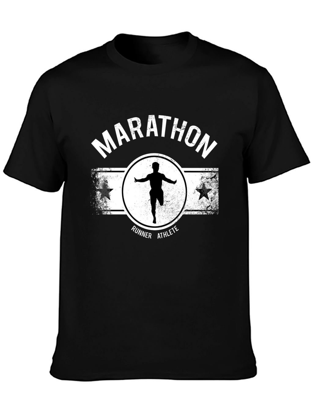 Marathon Runner Athlete Graphic T-Shirt