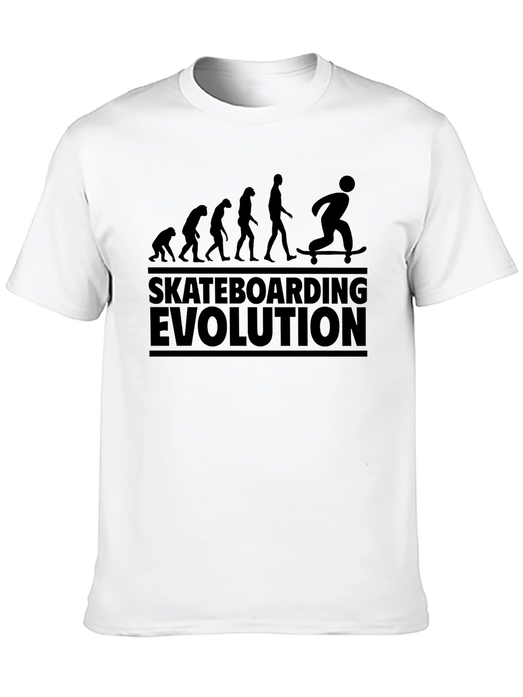 Skateboarding Evolution Graphic T-Shirt
