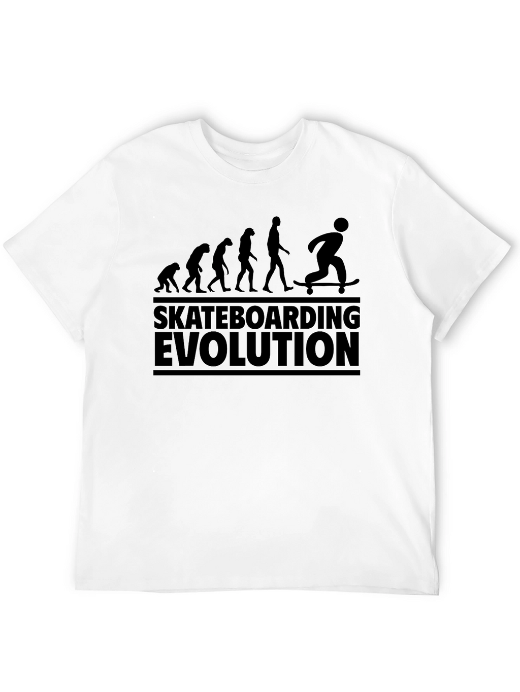 Skateboarding Evolution Graphic T-Shirt