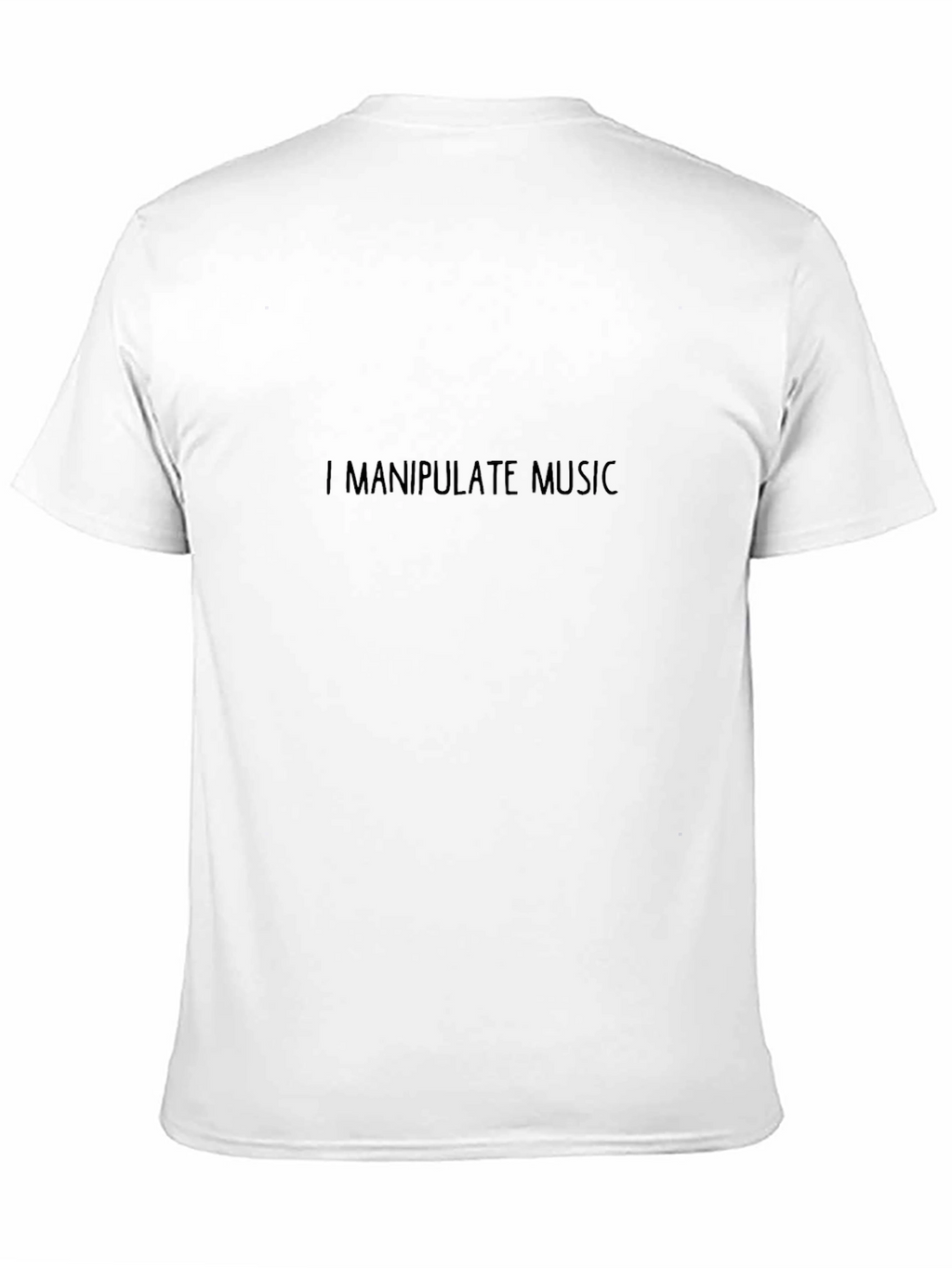 I Manipulate Music Black T-Shirt