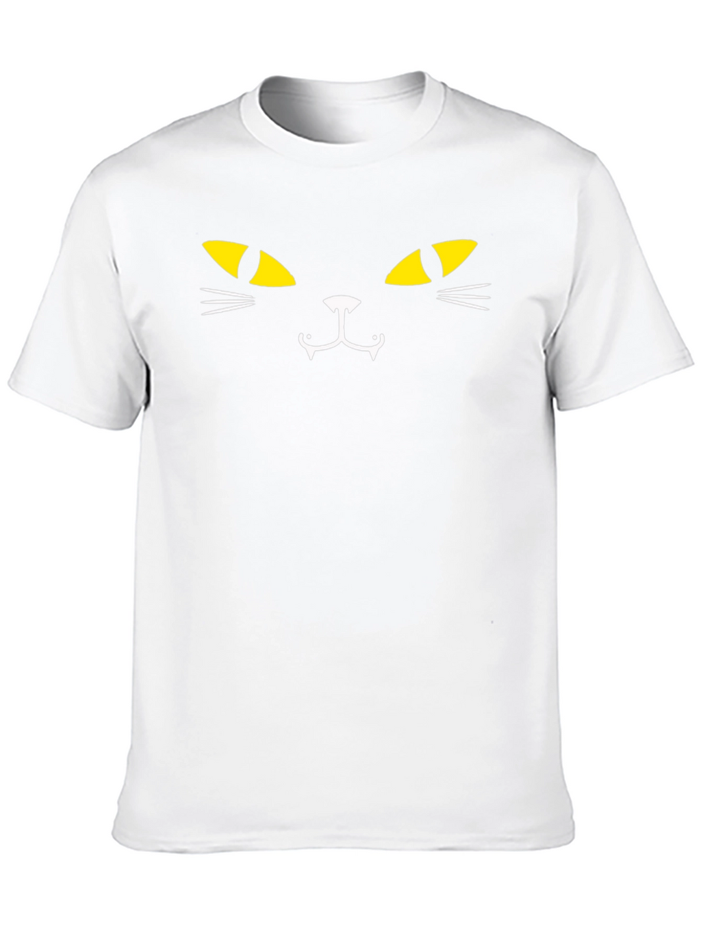 Black Cat Face T-Shirt - Halloween Edition