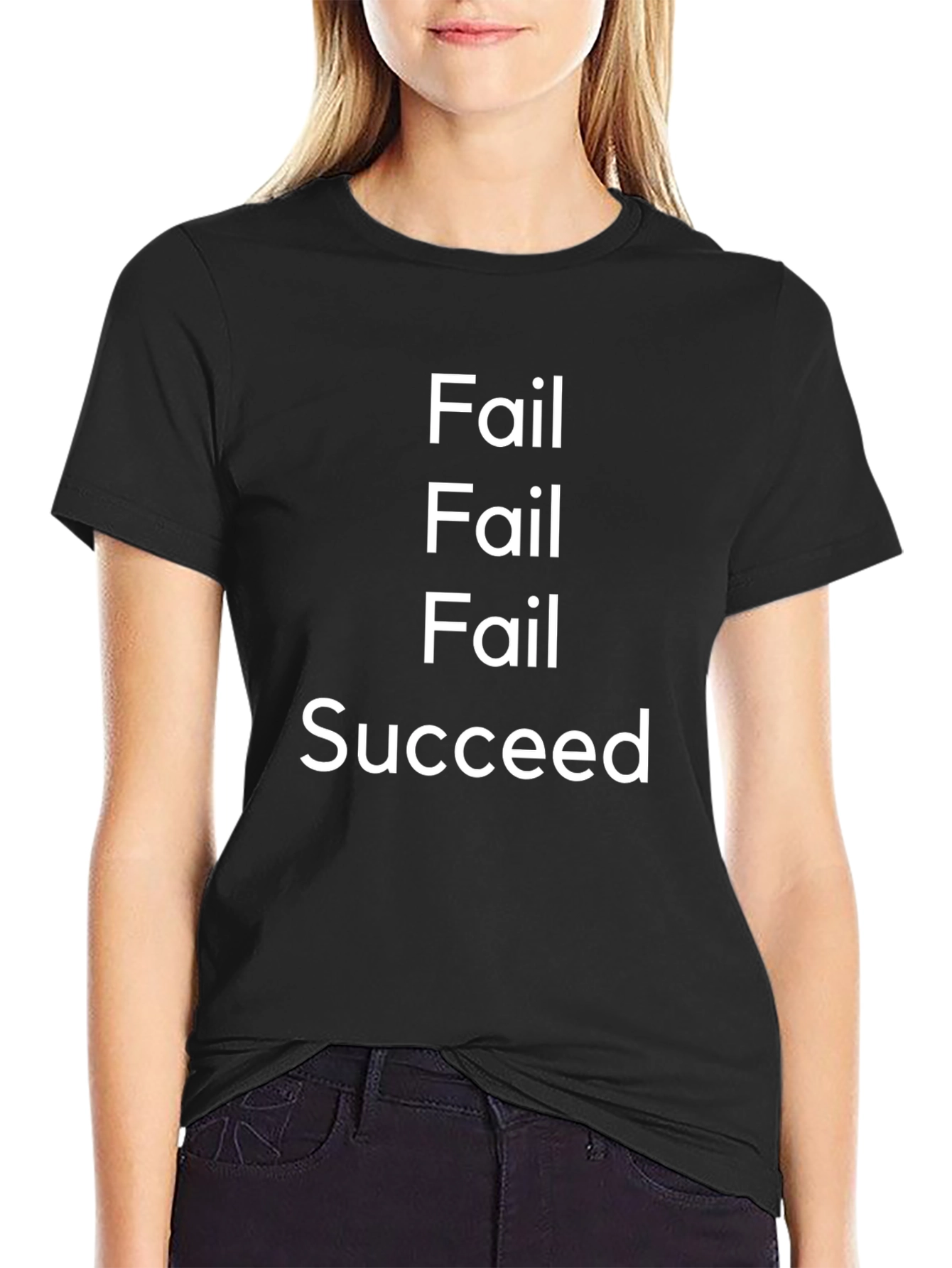 Fail Succeed Graphic Tee - Motivational T-Shirt
