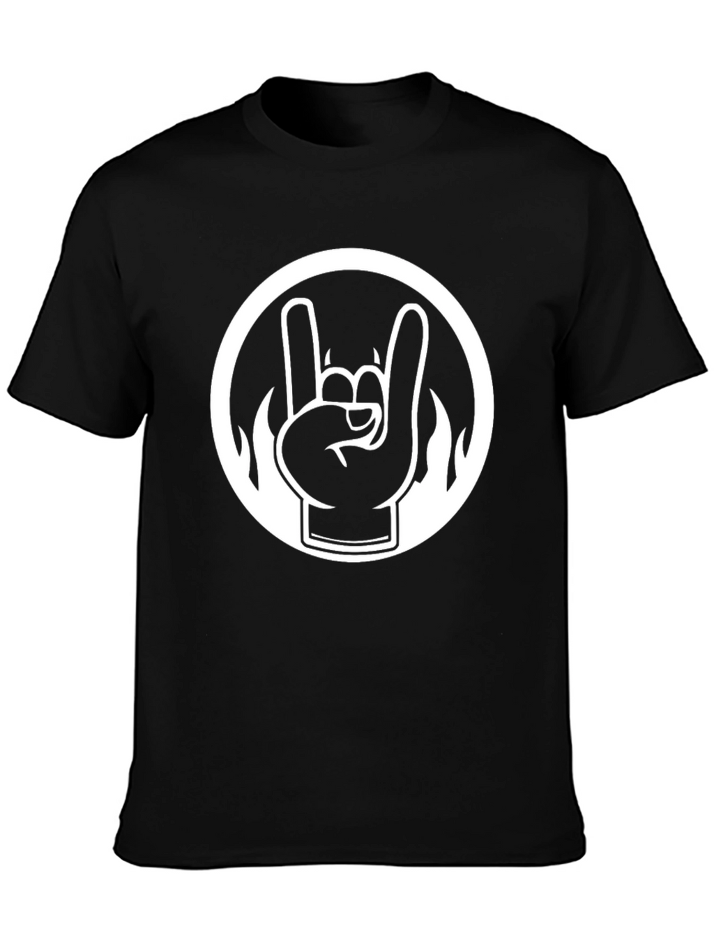 Rock On T-Shirt - Black Graphic Tee
