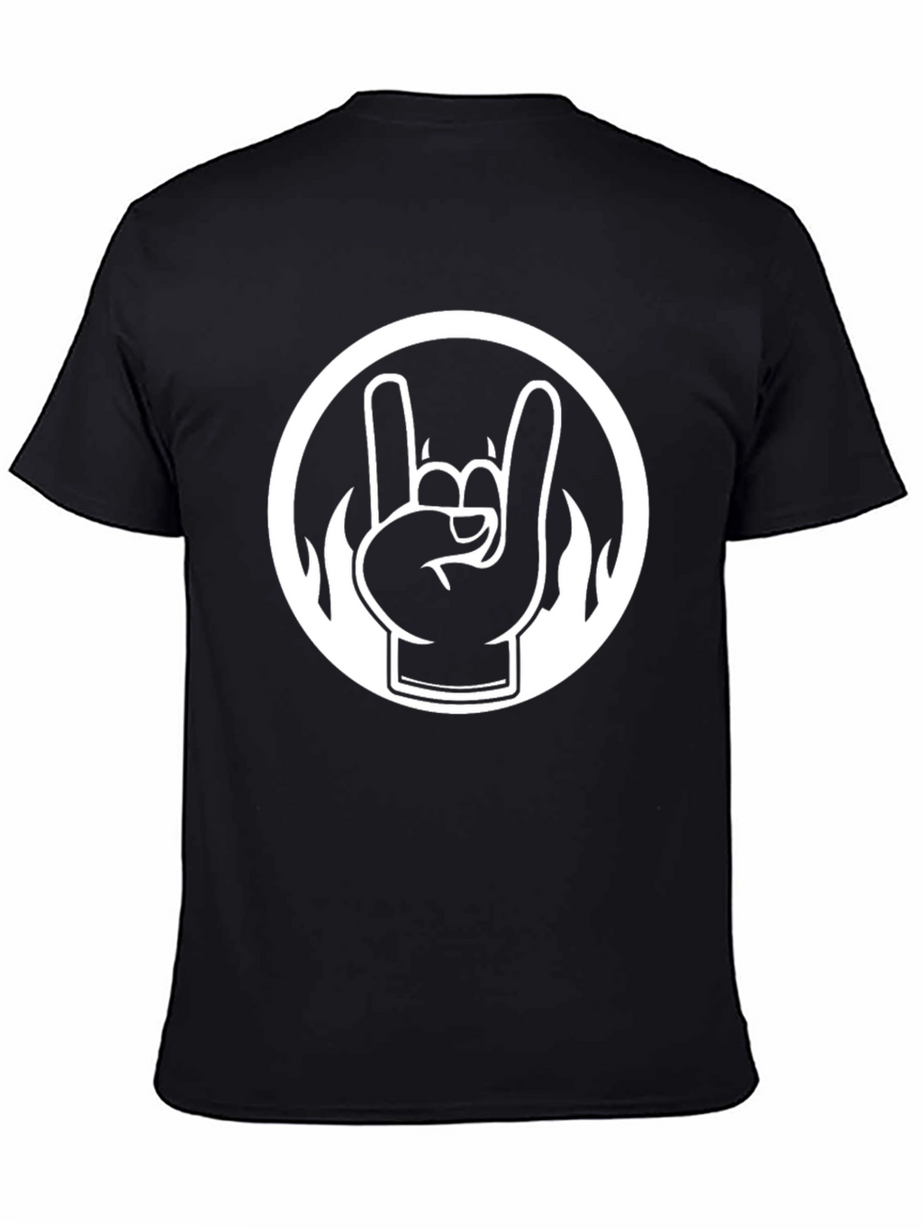 Rock On T-Shirt - Black Graphic Tee