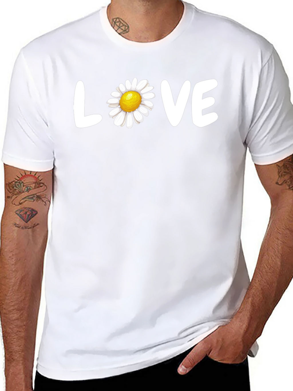 Daisy LOVE Graphic Tee - Stylish Comfort