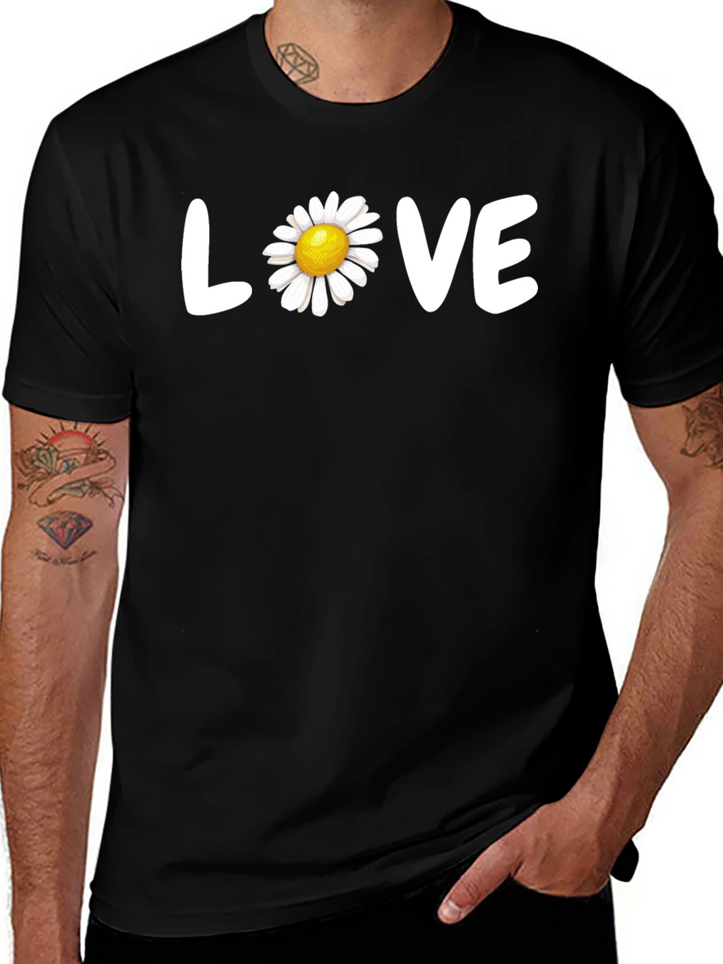 Daisy LOVE Graphic Tee - Stylish Comfort