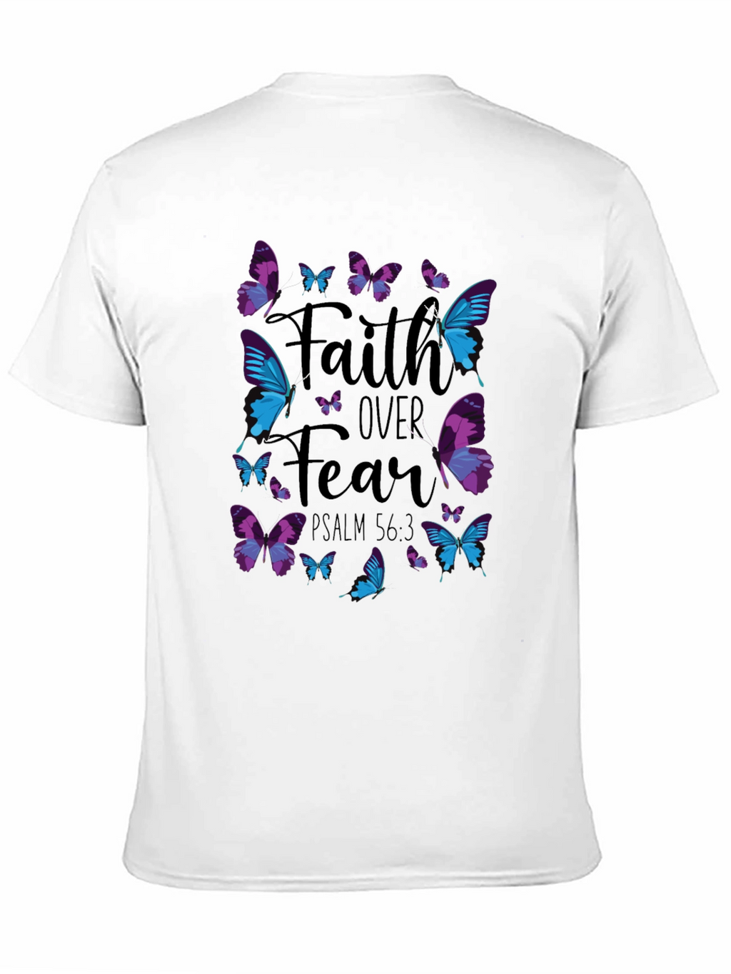 Faith Over Fear Butterfly T-Shirt