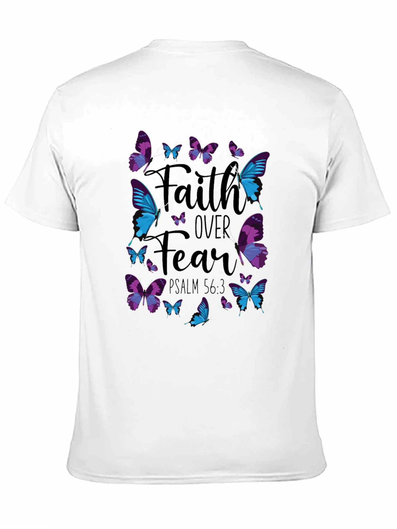 Faith Over Fear Butterfly T-Shirt