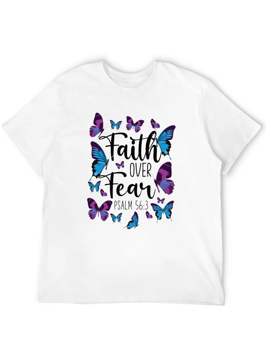 Faith Over Fear Butterfly T-Shirt