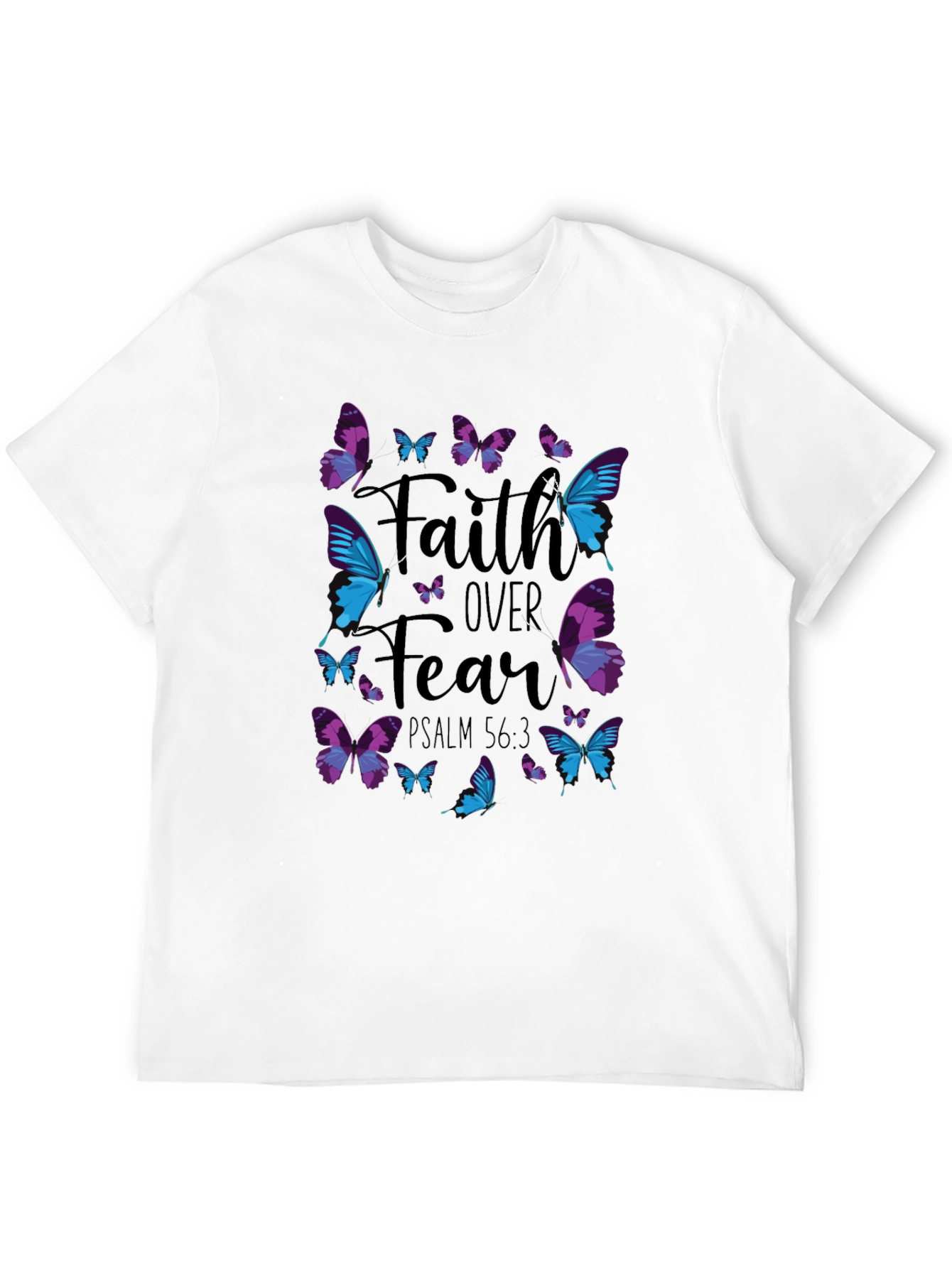 Faith Over Fear Butterfly T-Shirt