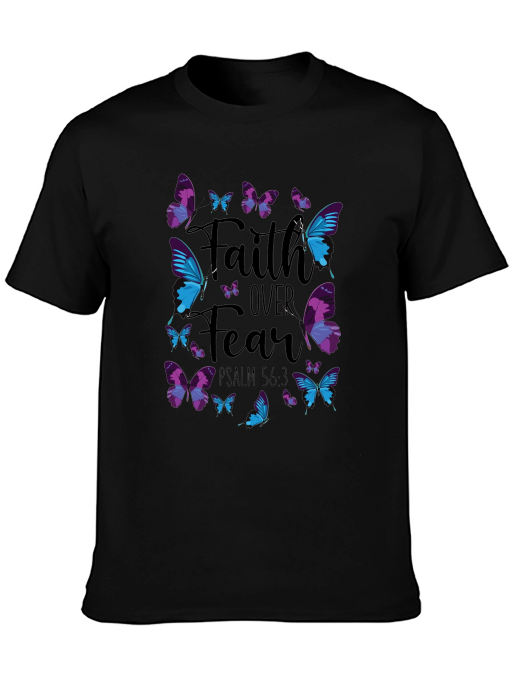 Faith Over Fear Butterfly T-Shirt
