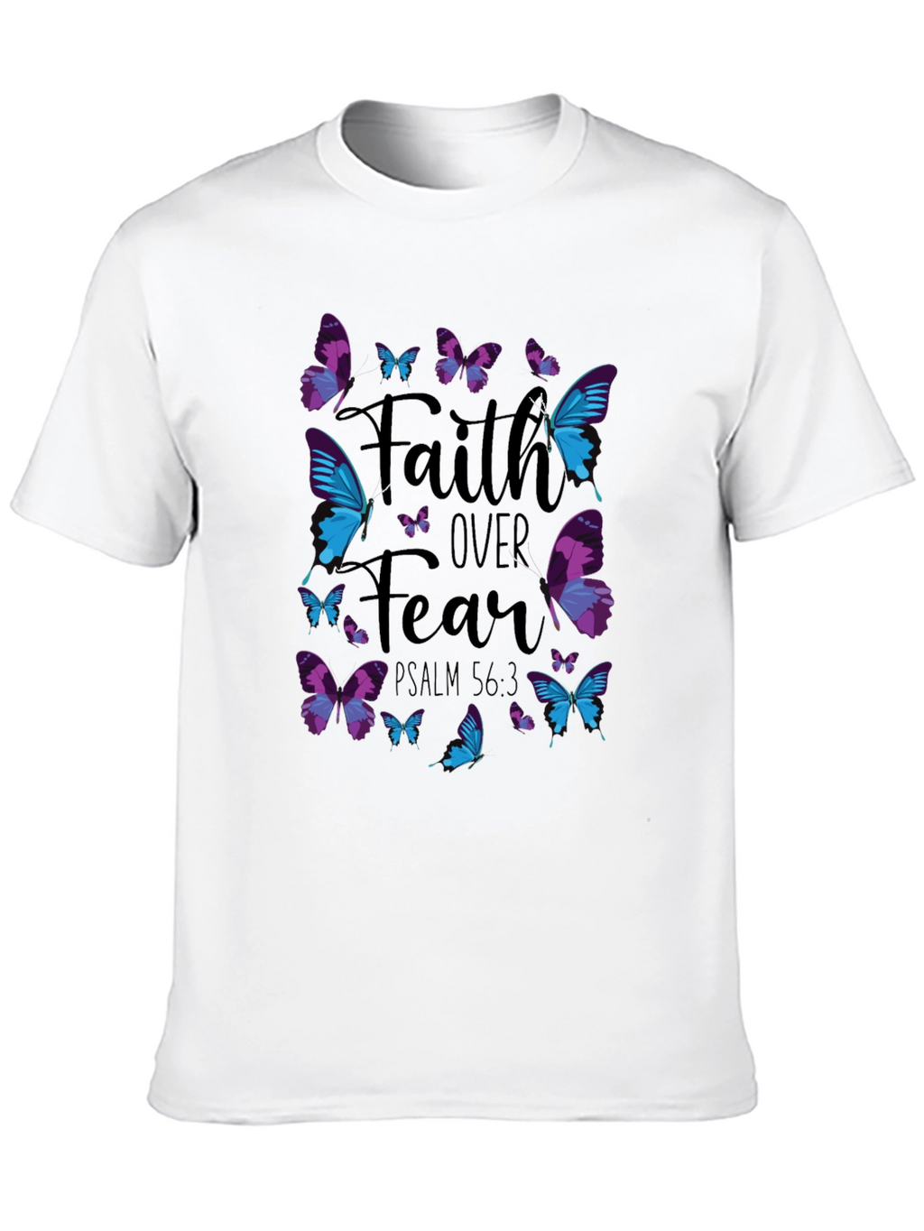 Faith Over Fear Butterfly T-Shirt