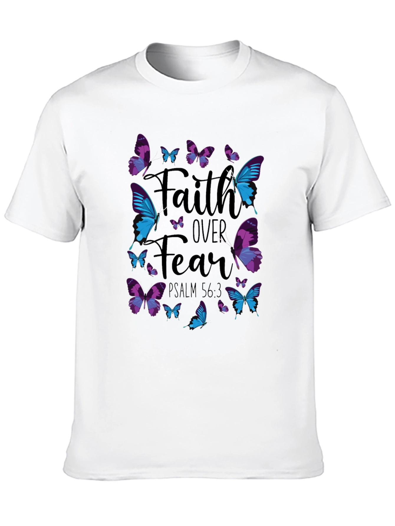 Faith Over Fear Butterfly T-Shirt