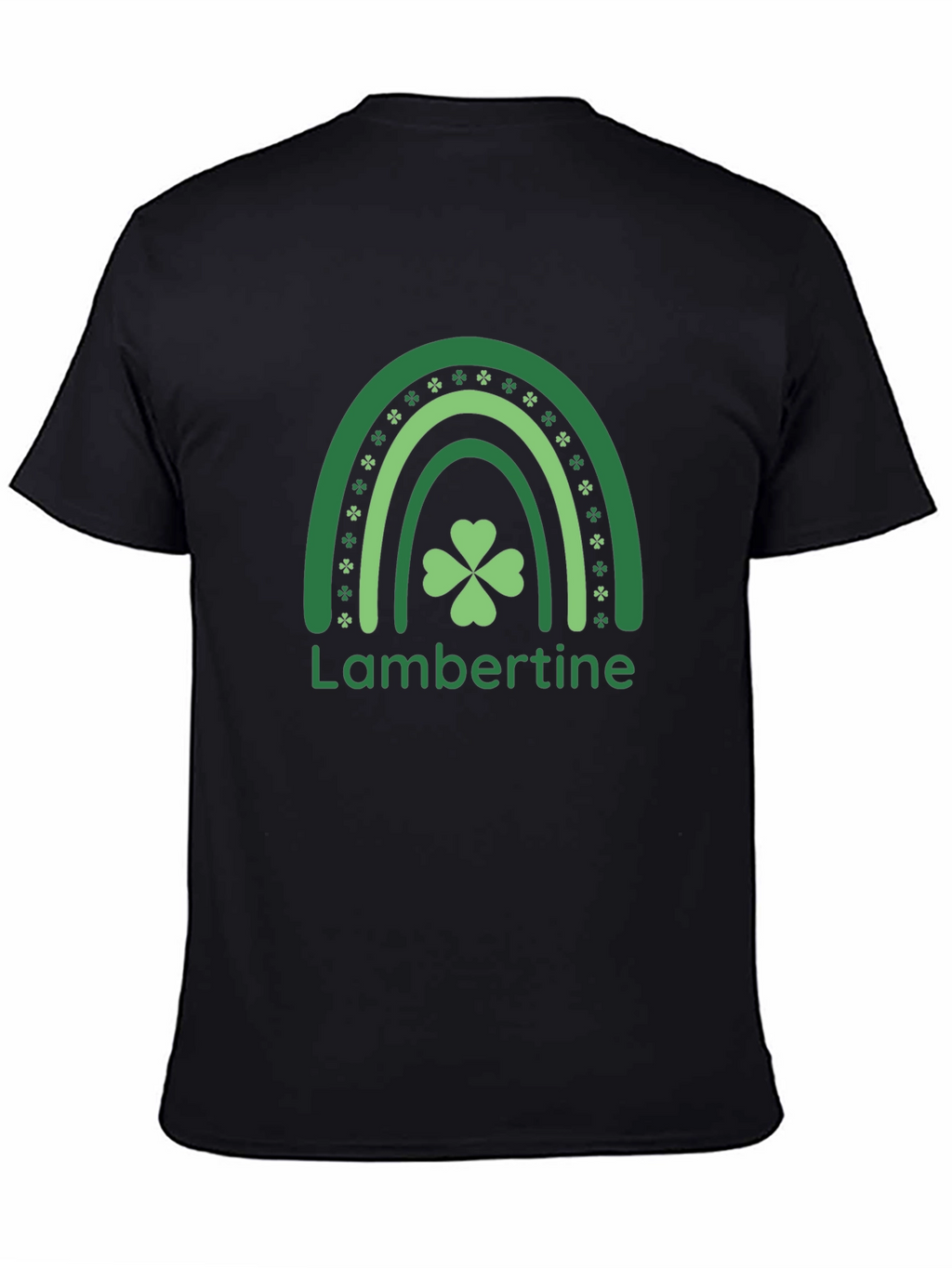 Lambertine St. Patricks Day Clover Rainbow T-Shirt