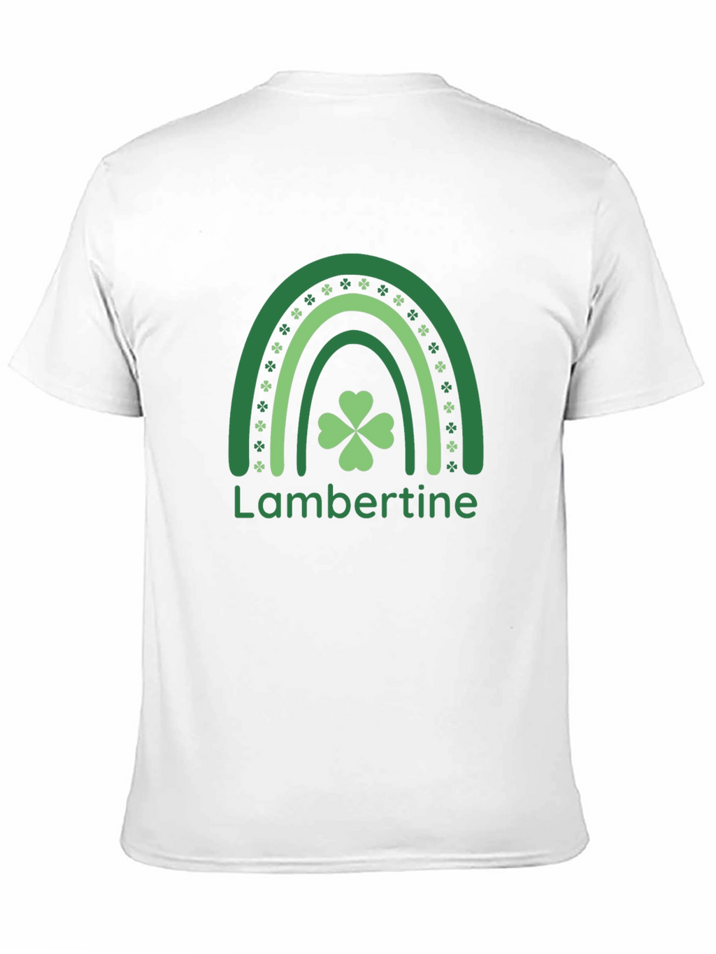 Lambertine St. Patricks Day Clover Rainbow T-Shirt